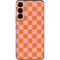 Orange Checkered Galaxy S22 Skin
